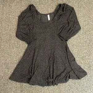 Anthropologie Daily Practice Ribbed Knit Long Sleeve Dress
